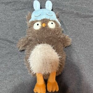 Jellycat Fuzzy Brown Owl Plush